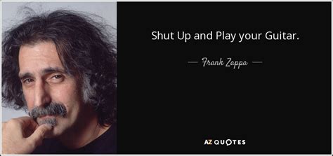 frank zappa quotes on guitar